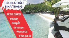 Tour 4 đảo Nha Trang