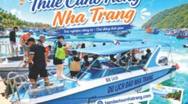 Thuê Cano riêng Nha Trang / Uy tín – Chất lượng