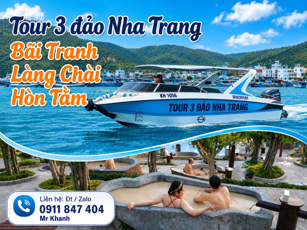 Tour 3 đảo Nha Trang
