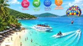 Mini beach Nha Trang / Bãi Mini Nha Trang / Tour 1 đảo Cano riêng