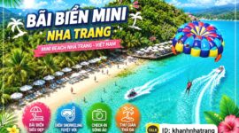 Bãi biển Mini Nha Trang / Thuê cano riêng