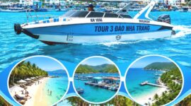 Tour 3 đảo Cano Nha Trang / Bãi Tranh – Làng Chài – Hòn Tằm hay Mini beach