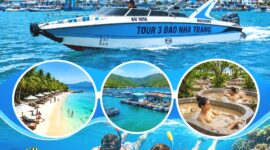 Tour Cano 3 đảo Nha Trang / Hòn Mun – Làng Chài – Hòn Tằm