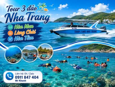 Tour cano 3 đảo Nha Trang: Hòn Mun – Làng Chài – Hòn Tằm