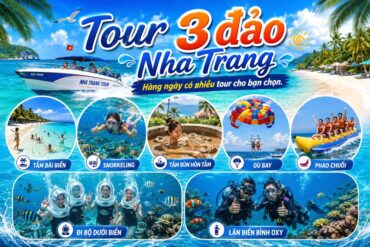 Tour 3 đảo Cano Nha Trang / Có nhiều tour cho bạn chọn